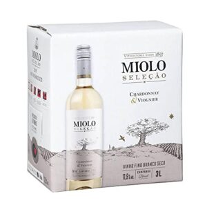 Vinho Miolo Seleção Branco Seco Chardonnay / Viognier Box 3LTS (Vinhos)