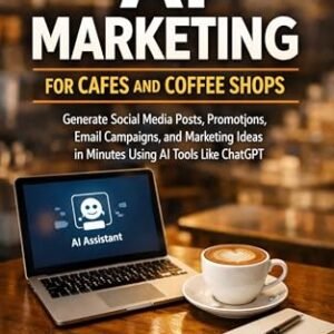 AI Marketing for Cafes and Coffee Shops: Generate Social Media Posts, Promotions, Email Campaigns, and Marketing Ideas in Minutes Using AI Tools Like ChatGPT (English Edition) - Saez, David (Café)