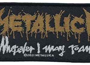 Metallica - Wherever I May Roam LOGOTIPO Patch 12 cm x 5 cm (CDs)