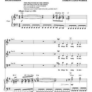 Hal Leonard Andrew Lloyd Webber Choral Favorites VoiceTrax CD Arranged by Roger Emerson (CDs)