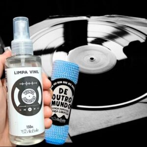 Spray Limpa Discos Vinil Lp Cds Dvds + Lenço Especial Limpeza (CDs)