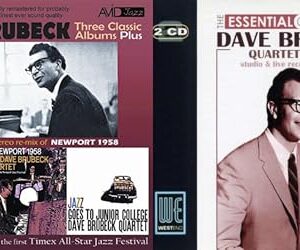 Dave Brubeck – 4 Classic Albums – (The Essential Collection / Jazz Red Hot & Cool / Newport 1958 / Jazz Goes To Junior College) – Complete 1950s Studio & Live Anthology CD [4СD] - DAVE BRUBECK (CDs)