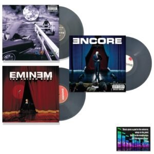 Eminem's 'Classic Vinyl Discography' Collection: "The Slim Shady LP" / "The Marshall Mathers LP" / "Encore" + Including Bonus Art Card (Discos de Vinil)
