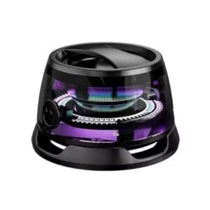 Caixa De Som LED Bluetooth magnético portátil atmosfera colorida RBG mini Speaker à prova d'água (Equipamentos)