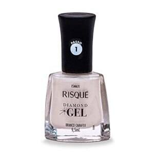 Risqué Esmalte Diamond Gel Branco Camafeu Cremoso 9 5 Ml (CDs)