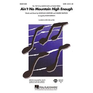 Hal Leonard Ain't No Mountain High Enough Combo Parts by Marvin Gaye Arranged by Roger Emerson (CDs)