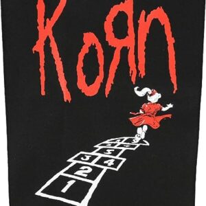 Korn - Follow The Leader - Patch traseiro impresso de 35,56 cm x 28 cm (CDs)