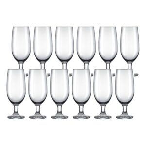 Conjunto de 3/6/12/24 Taças De Vidro 300 Ml Para Cerveja Chopp Floripa Nadir Minha Casa Buritis (12) (Cervejas)