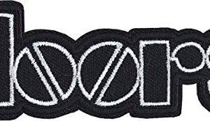 C&D Visionary Patch com logotipo da Doors preto e branco (CDs)
