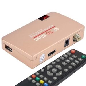 AoeSpy Demodulador Rf Coaxial Para Hdmi Modulador Uhf Adaptador Vhf Conversor Coaxial Para Jvc Videodisc Betamax Vcrs Filmadora Vhs Video Cd Player Magnavox Odyssey Atari 2600 Para Hdtv Projetor Dig (CDs)