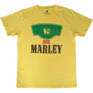 Camiseta masculina Bob Marley Vintage Green Label amarela, Amarelo, M (CDs)