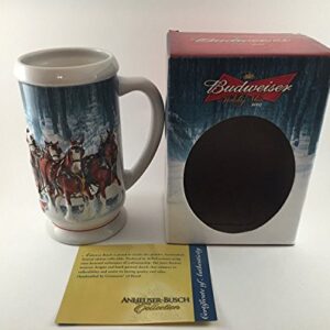 Caneca colecionável para festas de fim de ano da Budweiser (ano de 2007) (Cervejas)