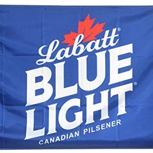 Cayyon Fastbull Labatt Bandeira de cerveja luz azul 9,5 x 1,5 m Banner Man caverna (Cervejas)
