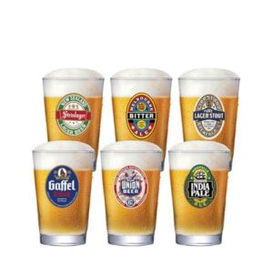 Jogo 6 Copos de Cerveja Premium Resistente Rótulo Personalizado Caldereta 350ml Ruvolo (Cervejas)
