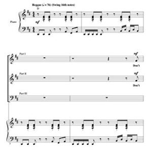 Hal Leonard Three Little Birds (Discovery Level 2) VoiceTrax CD by Bob Marley Arranged by Audrey Snyder (CDs)
