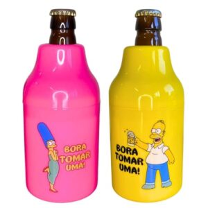 Kit Casal 2 Porta Litrinho 300ml Suporte 3 em 1 Térmico Cerveja Personalizados (Cervejas)