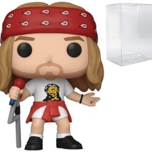 POP Rocks: Guns N' Roses - Axl Rose (1992) Funko Boneco de vinil (incluído com caixa protetora compatível), multicolorido, 9,5 cm (Discos de Vinil)