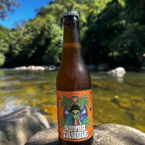 Névoa Tangie Cerveja Session IPA Integral, Dourada Clara, 355ml, 4,5% ABV, Baixo Amargor, Malte de Cevada e Lúpulo (Cervejas)