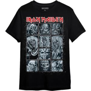 Camiseta Iron Maiden Ten Eddies (BR, Alfa, G, Regular, Preto) (CDs)
