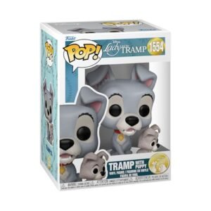 Boneco Funko Pop! 1554 Tramp With Puppy - Lady & The Tramp (Bonecos)