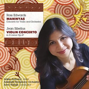 Edwards: Maninyas & Sibelius: Violin Concerto - Adele Anthony (CDs)