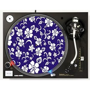 Tapete de vinil Hawaiian Flower Power #2 Memorabilia de 30,48 cm Tapete deslizante para toca-discos para DJ x 1 (Equipamentos)