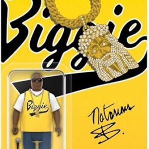 Super 7 Notorious B.I.G Yellow Jersey Figure (CDs)