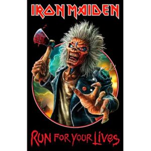 Razamataz Pôster têxtil Iron Maiden Run for Your Lives tamanho único (CDs)