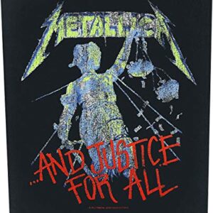 Metallica And Justice For All costurado no backpatch (mm) (CDs)
