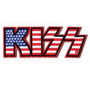 C&D Visionary Logotipo Kiss Bandeira Americana Remendo Multicolorido (CDs)