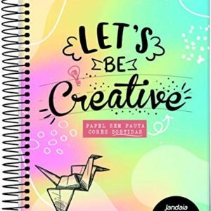 Caderno Espiral COLLEGE 177X242MM CD Sortido 80FLS FSC Jandaia Arts (CDs)