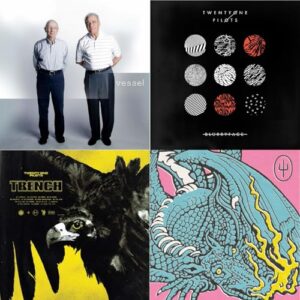 Vessel - Blurryface - Trench - Scaled And Icy - Twenty One Pilots Greatest Hits 4 CD Studio Album Bundling (CDs)
