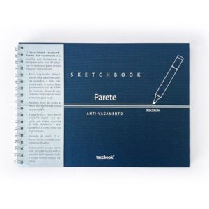 Sketchbook taccbook® Parete 32x23cm | Bristol Anti-vazamento (BleedProof) 312g/m² (CDs)