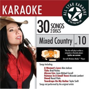 ASK-72 Mixed Country Karaoke Vol.10; Jake Owen, Taylor Swift and Josh Turner by Vol. 10 Karaoke: Mixed Country (2007-02-13) (CDs)