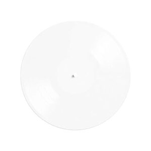 KiBcsLic Tapete para toca-discos, fácil de instalar, ajuda a reduzir o ruído, acessório de alto desempenho, Branco (Equipamentos)