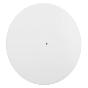 Saluaqui Slipmat de Acrílico Branco Tapete Giratório de Acrílico Premium Slipmat Static Qualidade de Som Atualizada para Toca-Discos de 12 Polegadas Elegante e Compatível Com Discos de 33/3rpm 45rpm (Equipamentos)