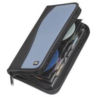 Carteira TW-48 CD (capacidade 24, nylon, azul metálico) (CDs)