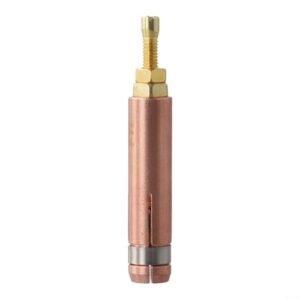 Mandril de pinça de cobre para solda de pino de descarga de capacitor (CD) e máquina, pinça de substituição para parafusos M3, M5, M6, M8, comprimento de 43 mm (M4) (CDs)