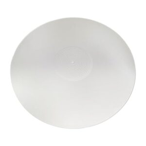 KiBcsLic Tapete para toca-discos, fácil de instalar, ajuda a reduzir o ruído, acessório de alto desempenho, Claro (Equipamentos)