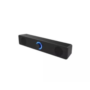 Caixa de Som Soundbar Gamer com LED, Conexão USB e P2, Som Potente para Computador, PC, Notebook e Home Office (1002) (Equipamentos)
