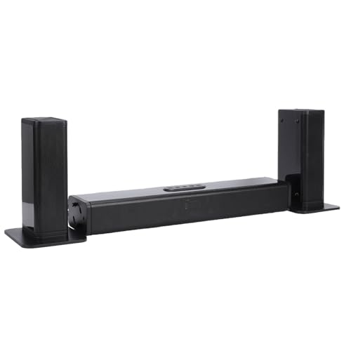 Zopsc Alto-falante de Som de TV Bluetooth Soundbar Alto-falante de TV Sem Fio 3 Em 1 Removível de Som Surround de Home Theater de 100 W Com ARC óptico AUX USB para Projeto (plugue da ue) (Equipamentos)