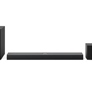 LG Home Theater SoundBar S70TR– Dolby Atmos, 500W RMS, 5.1.1 Canais, DTS Digital Surround, Caixas Traseiras, AI Sound Pro, WOW Sinergy, Bluetooth 5.3, HDMI (Equipamentos)