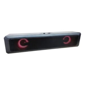 Soundbar Gamer para PC, Notebook e TV, Alto Falante com LED e Subwoofer, Conexão USB, Som Potente para Computador e Home Theater (Equipamentos)