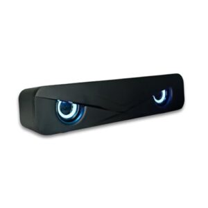 Caixa de Som Soundbar com LED RGB, Subwoofer Integrado, Conexão USB e P2, para TV Smart, PC, Notebook e Computador (Equipamentos)