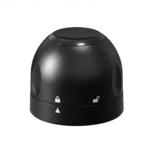 Tampa Rolha a Vácuo para Espumante, Champagne e Vinho em Aço Inox e Silicone, Vedação Pressurizada para Preservar Sabor e Aroma por Dias (Vinhos)