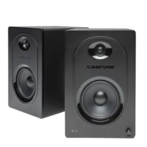 Samson Par de alto-falantes M50 de 5 polegadas para estúdio/computador/podcast, monitores de referência (Equipamentos)