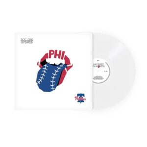 The Rolling stones - Hackney Diamonds X Philadelphia Phillies Exclusive Limited Baseball White Color Vinyl LP (Discos de Vinil)