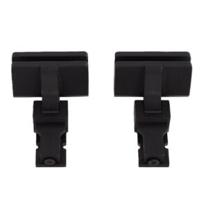 Luocute Dobradiça de Proteção contra Poeira, 2 Peças de Reposição de Mesa Giratória ABS para Toca-discos Keenwood KD 291R, Com Suporte de ângulo de 45 Graus para (Equipamentos)