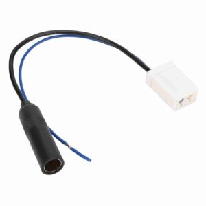 Vistreck Adaptador de Antena de Rádio para Reprodutor Cd Carro ABS Cabo Macho para REIZ, Cabe Em Novos Modelos (CDs)