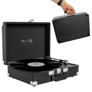 Vitrola Toca Discos Bluetooth Pulse 2 Em 1 Aux Usb Sp616 Davis Maleta (Equipamentos)